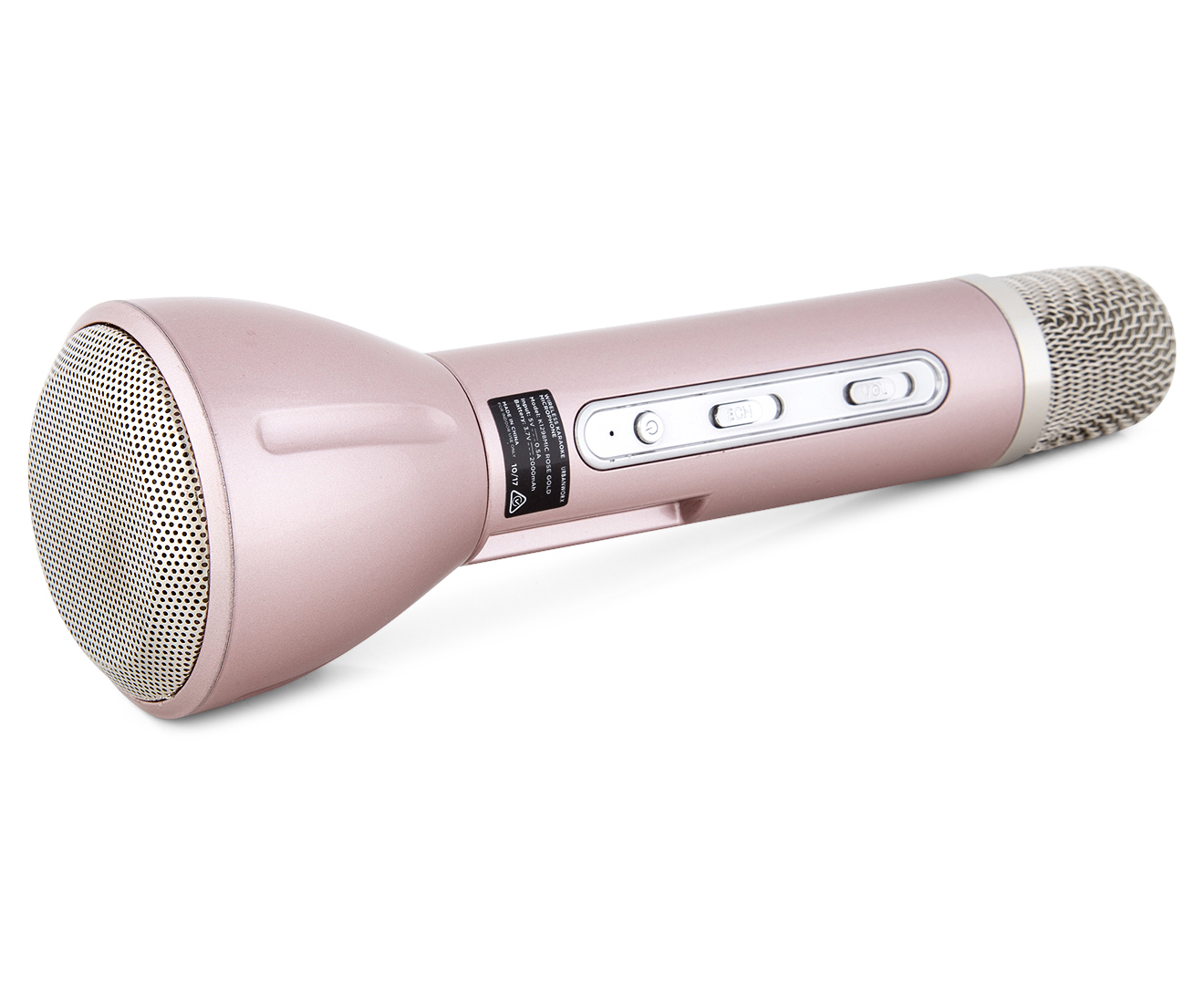 Urbanworx Wireless Karaoke Microphone - Rose Gold | Mumgo.com.au