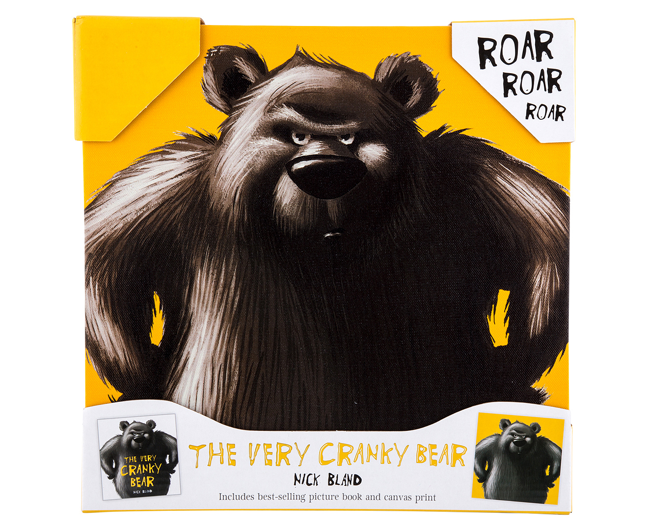 The Very Cranky Bear Book & Canvas Set | Catch.com.au