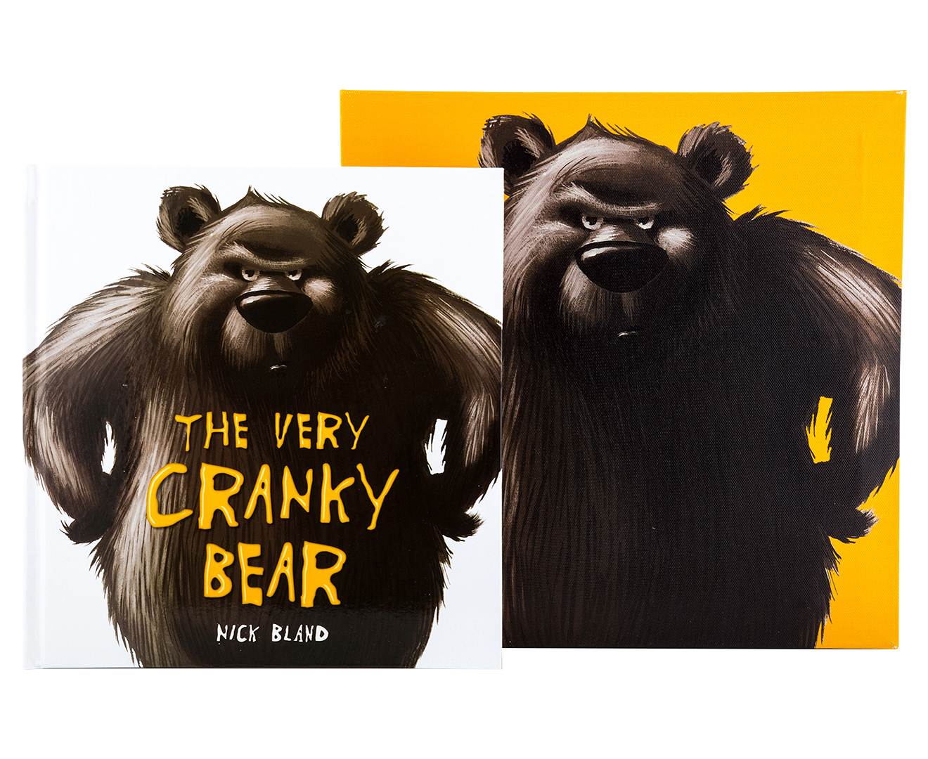 The Very Cranky Bear Book & Canvas Set | Mumgo.com.au