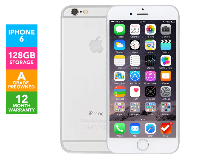 Apple iPhone 6 128GB REFURB - Silver<!-- --> | Catch.com.au