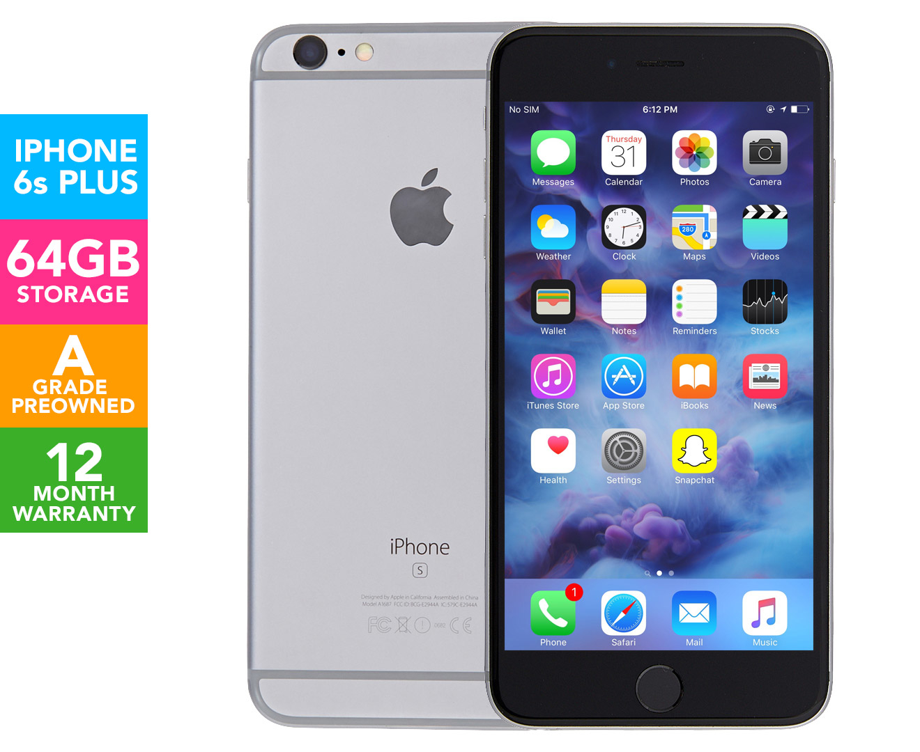 Apple iPhone 6s Plus 64GB Pre-Owned - Space Grey | Catch.com.au