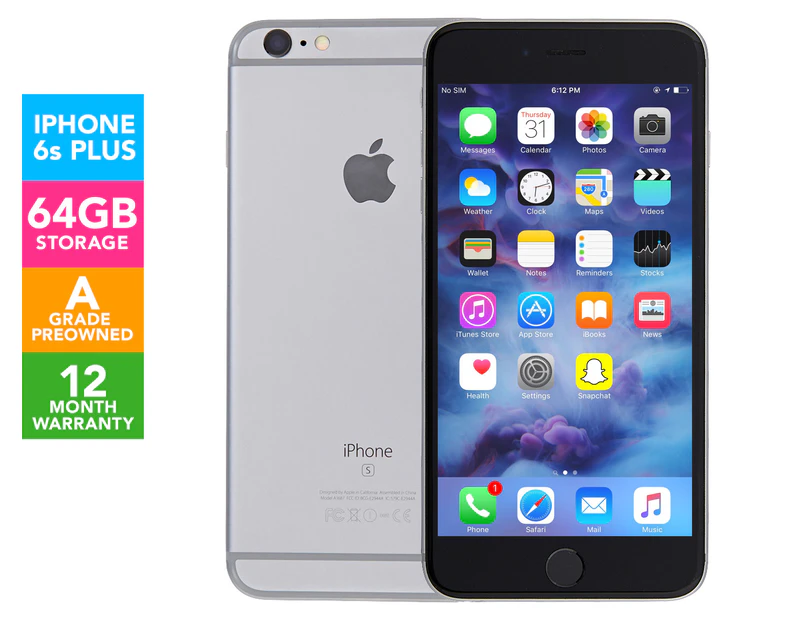 Apple iPhone 6s Plus 64GB Pre-Owned - Space Grey | Catch.com.au