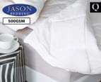 Jason Australian 500GSM Wool Queen Bed Quilt - White 1