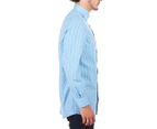 Michael Kors Men's Broadcloth Check Shirt - Lagoon