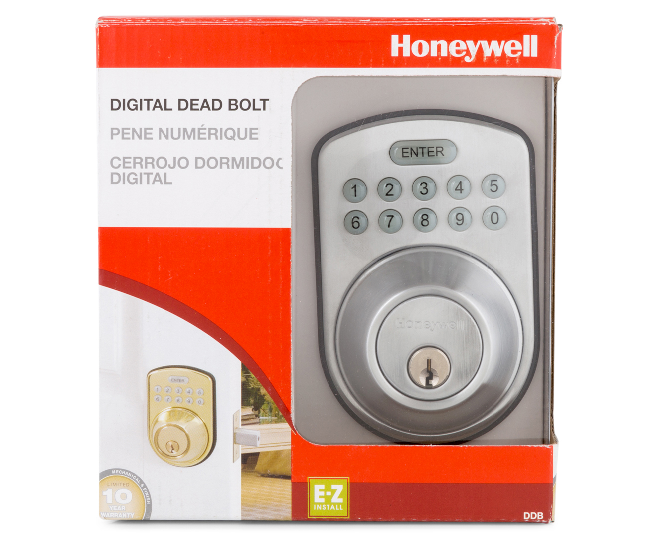 how to install a honeywell digital deadbolt