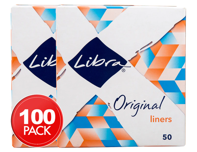 2 x Libra Original Thin Liners 50pk