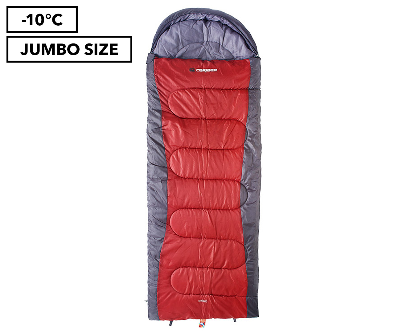 Caribee Snow Drift Jumbo LeftZip Sleeping Bag 9315524543164 eBay