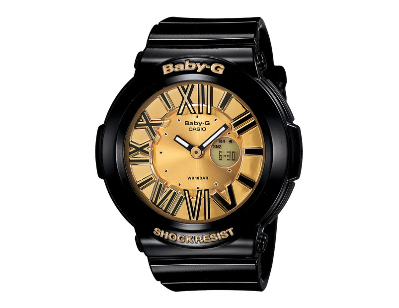Casio Baby-G Women's 43mm BGA160-1B Watch - Black/Gold