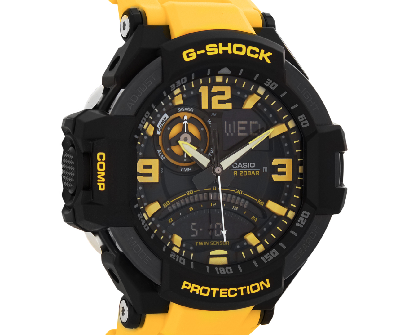 casio g shock yellow black