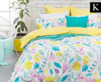 Bambury Rosalyn Reversible King Bed Quilt Cover Set - Multi
