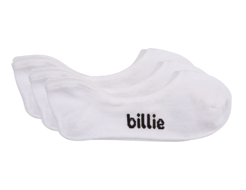 Billie Invisibles Sock 3-Pack - White