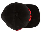 Black Fives X 47 Brand Sure Shot NY Snapback Hat - Black/Red