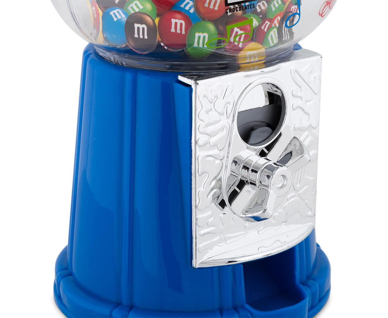 M&M's Blue with Saxophone Candy/Gumball Bank Dispenser