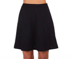 NNT Women's A Line Full Skirt - Black