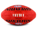 Sherrin Kangaroo Brand Size 4 Synthetic Football - Red