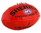 Sherrin Kangaroo Brand Size 2 Synthetic Football - Red