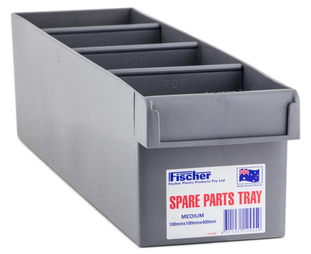 Fischer Medium Spare Parts Tray - Grey