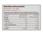 12 x Power Crunch Protein Bar French Vanilla Crème 40g