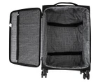 ZFrame Super Lightweight 3-Piece 8W Suitcase Set - Black