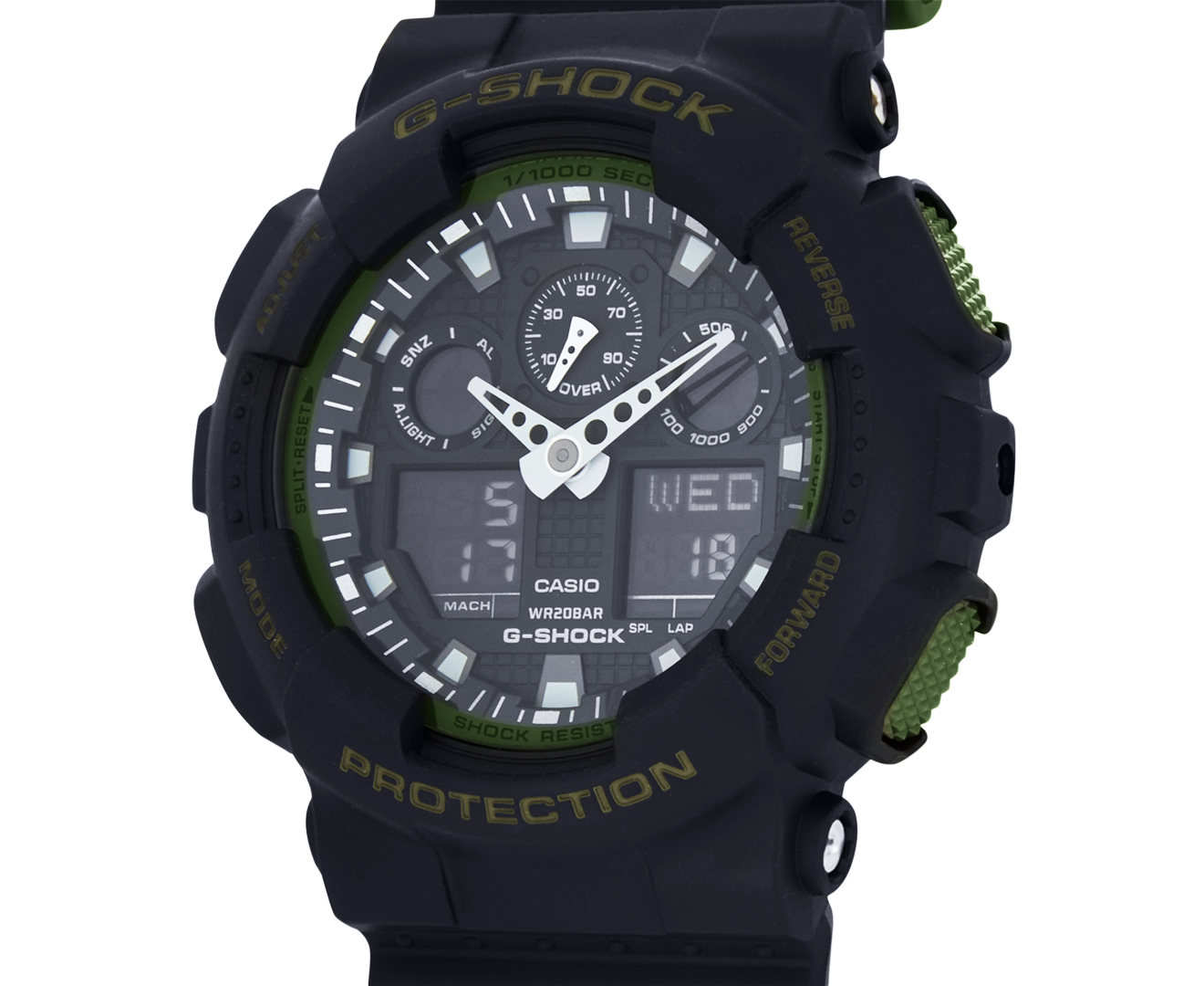 g shock army green watch price