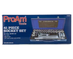 ProAm Tools 41-Piece Multiple Drive Socket Set - Blue/Silver