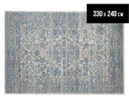 Rug Culture 330x240cm Tapestry Easy Care Alabaster Rug - SIlver
