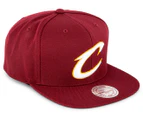 Mitchell & Ness Cleveland Cavaliers Wool Solid Snapback - Burgundy 