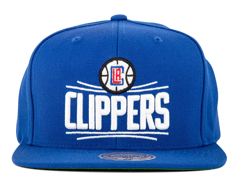 Mitchell & Ness Los Angeles Clippers Wool Solid Snapback - Blue 