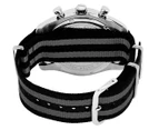 Jivago Men's 46mm Timeless Watch - Black/Brown/Grey 