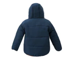 Urban Crusade Kids' Junior Puff Jacket - Denim Blue