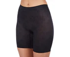 Spanx Women's Pretty Smart Mid-Thigh Short - Lace Steel