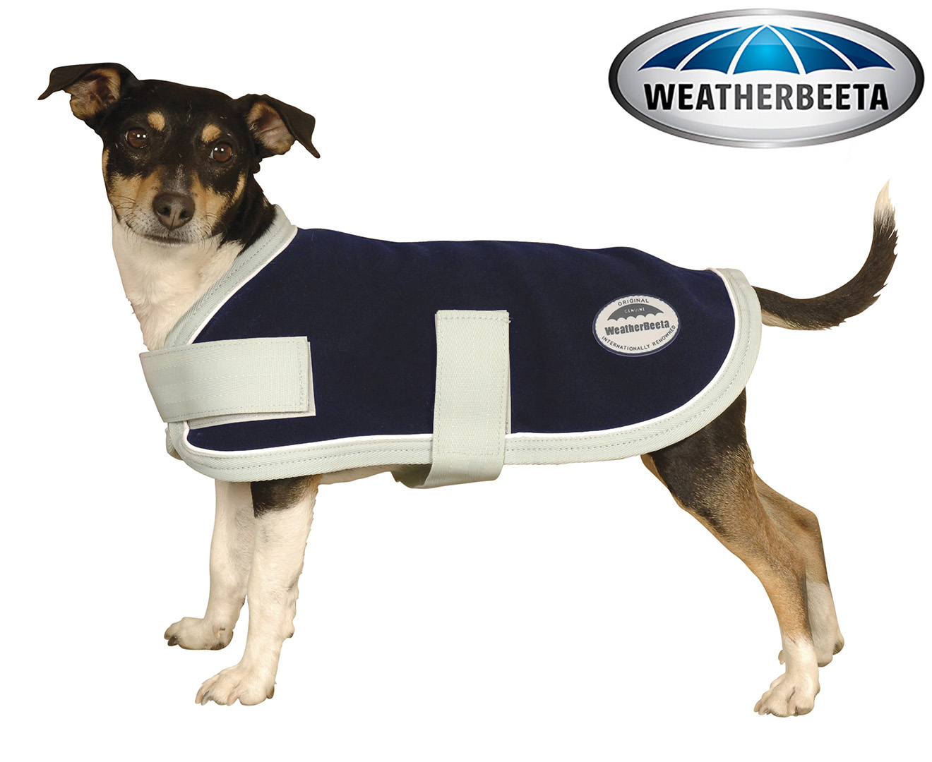 weatherbeeta fleece zip dog coat