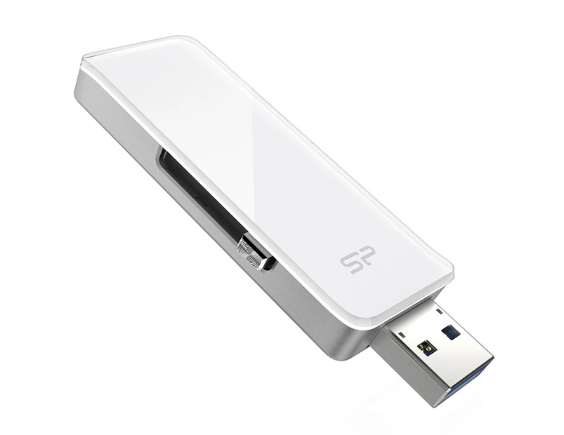 Silicon Power XDrive Z30 32GB Lightning & USB 3.0 Dual Drive - White
