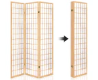 6-Panel Room Partition - Natural