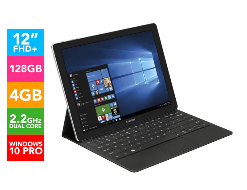Samsung Galaxy TabPro S Pro Edition SM-W703NZKAXSA 12-Inch Laptop/Tablet - Black