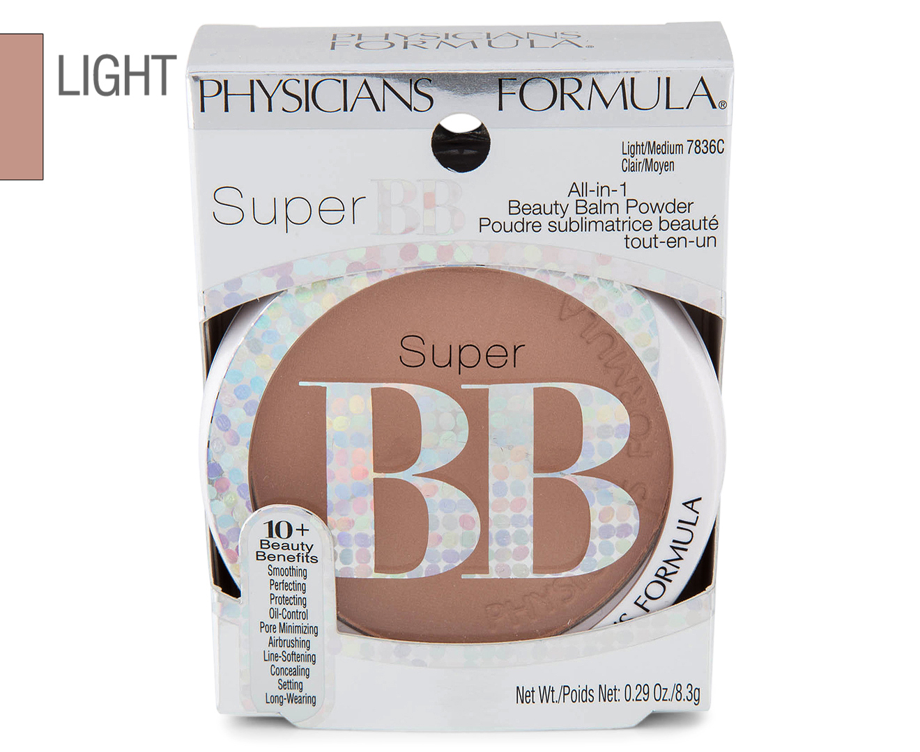 Physicians Formula Super BB All-In-1 Beauty Balm Powder 8.3g - Light ...