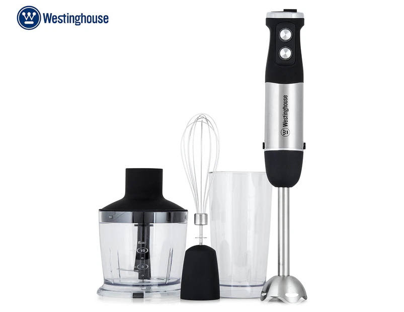 Westinghouse 800W Stick Mixer - Black/Brushed Stainless Steel WHSM02SS