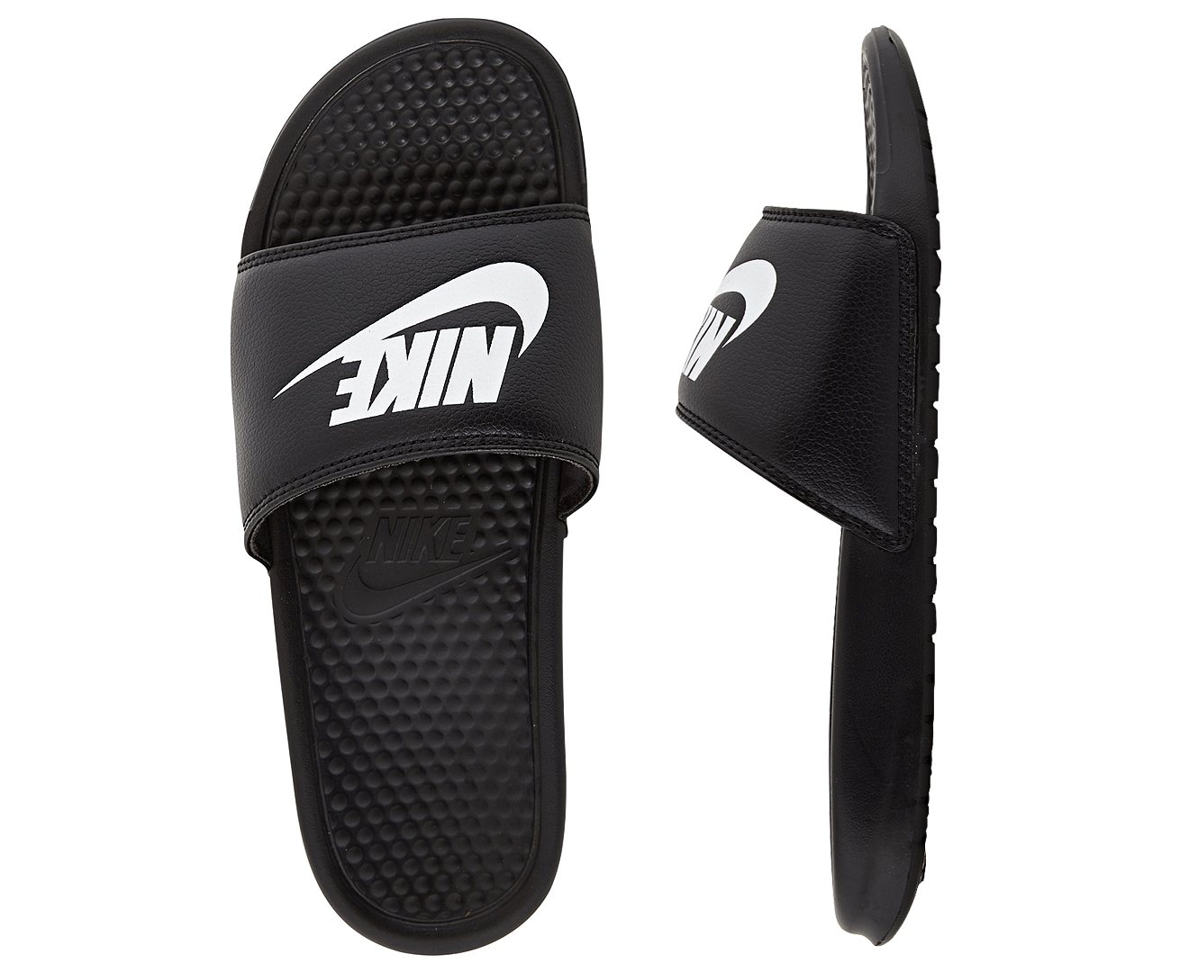 nike men's benassi just do it print slides