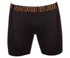 Calvin Klein Men's Performance Zone FX Low Rise Boxer Brief - Black/Power Orange