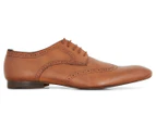 Ben Sherman Men's Akre Wing Brogue Leather Shoe - Tan