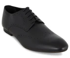 Ben Sherman Men's Akre Wing Brogue Leather Shoe - Black