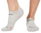 Nike Dri-FIT Cotton Lightweight No Show Socks - Grey/Black/White