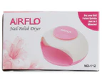 AirFlo Nail Polish Dryer - Pink/White 