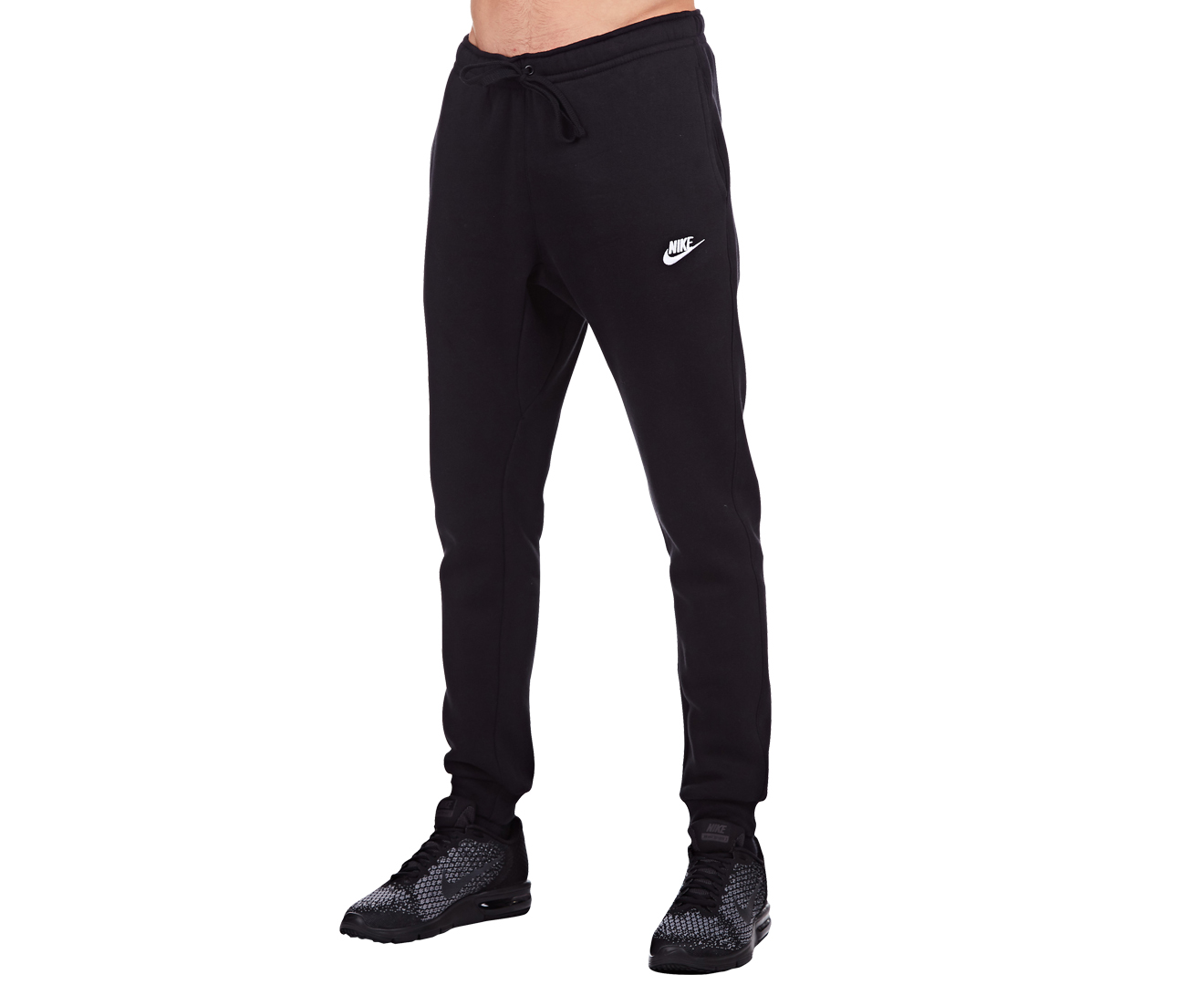 Nike Men's Club Fleece Jogger Pant - Black/White | Catch.co.nz