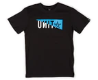 Unit Youth Blocked Out Tee - Black