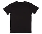 Unit Youth Blocked Out Tee - Black