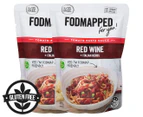 2 x Fodmapped For You Slow Red Wine Tomato Pasta Sauce 375g