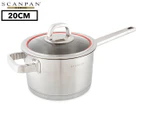Scanpan 20cm Accent Stainless Steel Saucepan w/ Lid - Silver