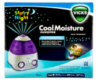 Vicks Starry Night Cool Moisture Humidifier - White/Purple