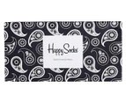Happysocks Men's Jersey Trunk & Crew Socks Gift Pack - Black/White
